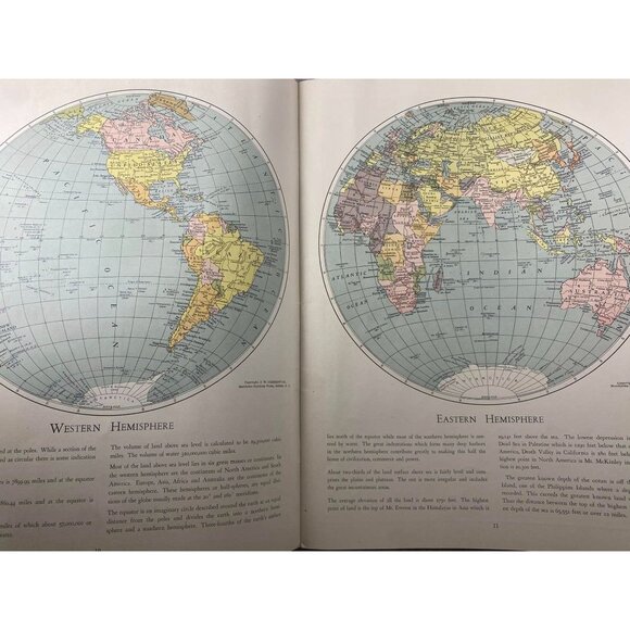 Matthews-Northrup Atlas Of The World At War 1940s Vintage Maps - Picture 5 of 14